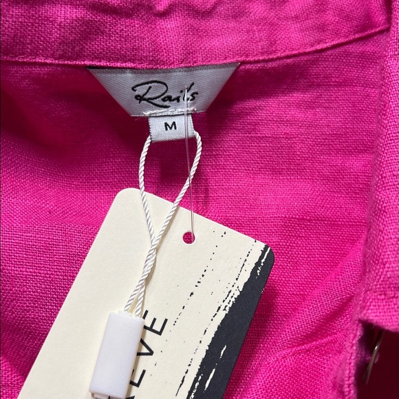 Rails Mackinley Linen Raspberry Blouse - Picture 5 of 7